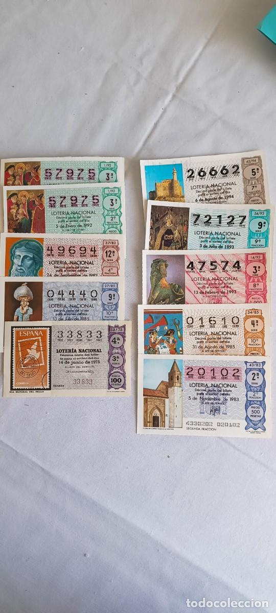 Lotaria Nacional: Billetes loter&iacute;a nacional capic&uacute;as