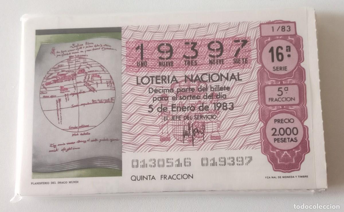Nationale spanische Lotterie: LOCS2 COLECCION COMPLETA DE LOTERIA NACIONAL DE LOS SABADOS DE 1983