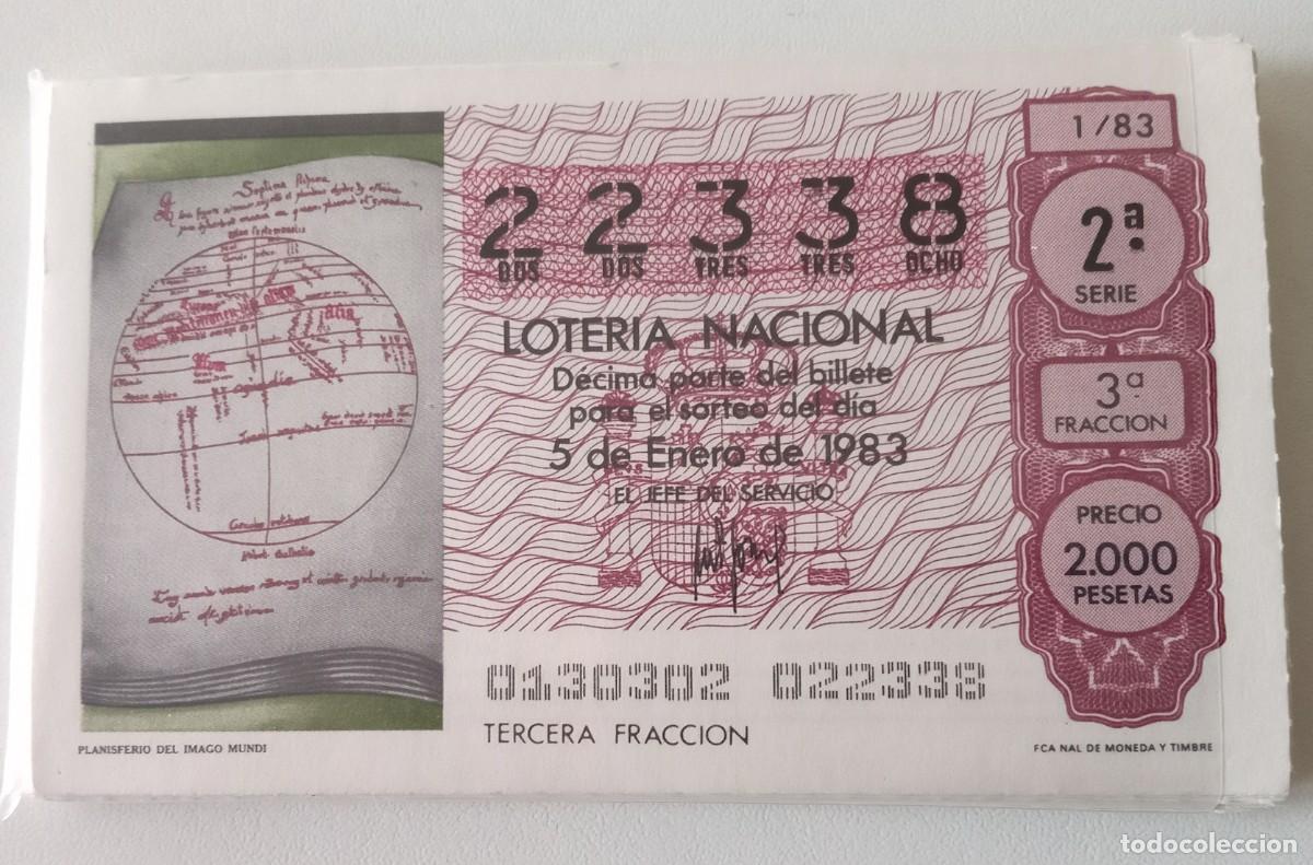 Nationale spanische Lotterie: LOCS2 COLECCION COMPLETA DE LOTERIA NACIONAL DE LOS SABADOS DE 1983