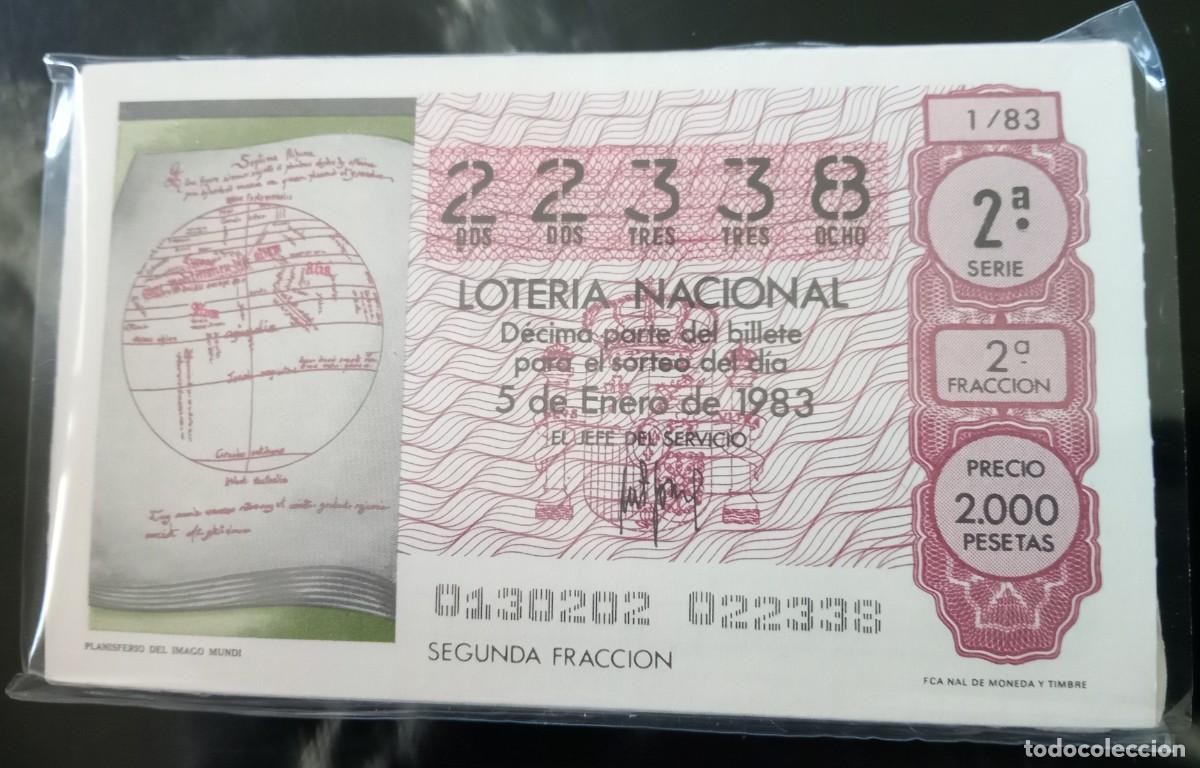 National Spanish Lottery: LOCS2 COLECCION COMPLETA DE LOTERIA NACIONAL DE LOS SABADOS DE 1983