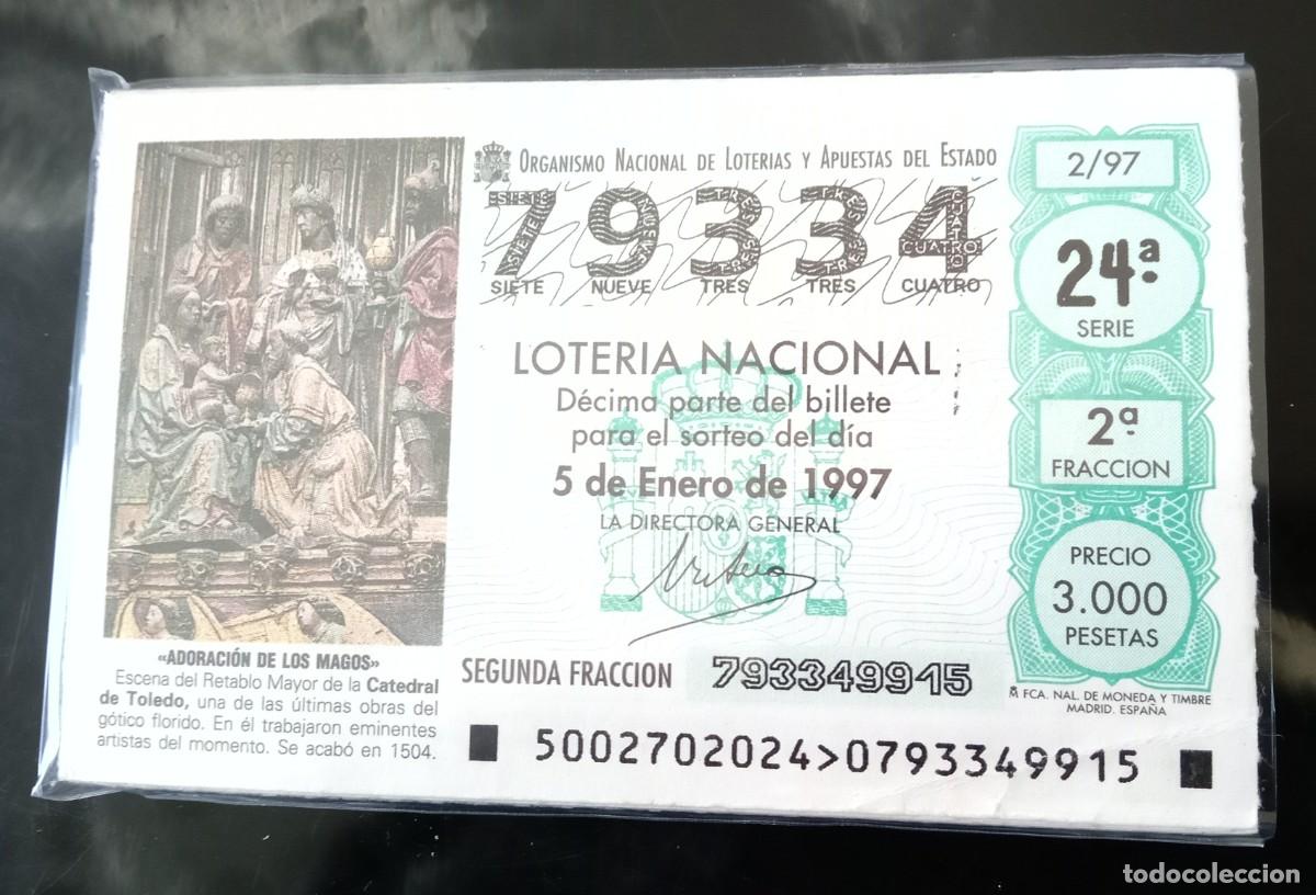 National Spanish Lottery: LOCS2 COLECCION COMPLETA DE LOTERIA NACIONAL DE LOS SABADOS DE 1997