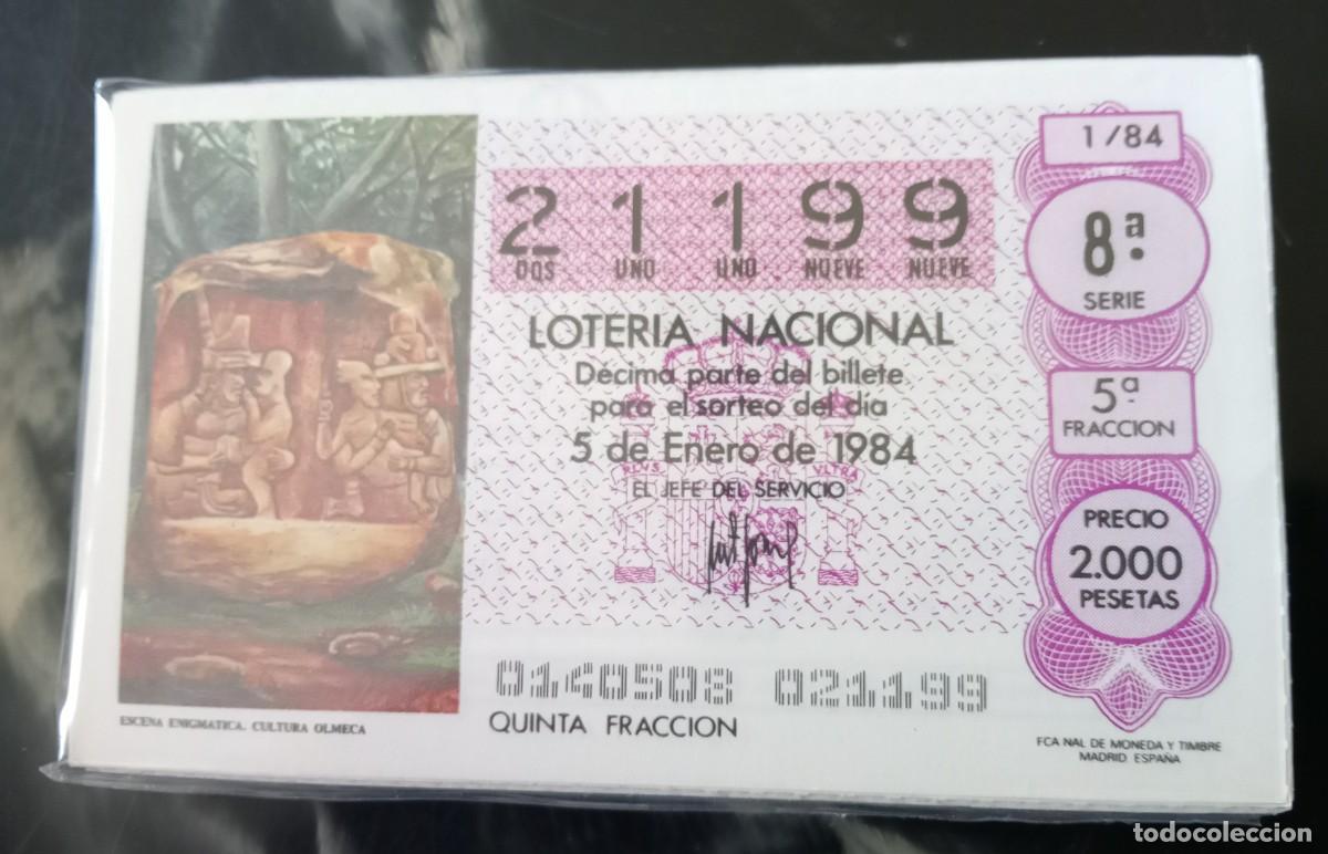 National Spanish Lottery: LOCS2 COLECCION COMPLETA DE LOTERIA NACIONAL DE LOS SABADOS DE 1984