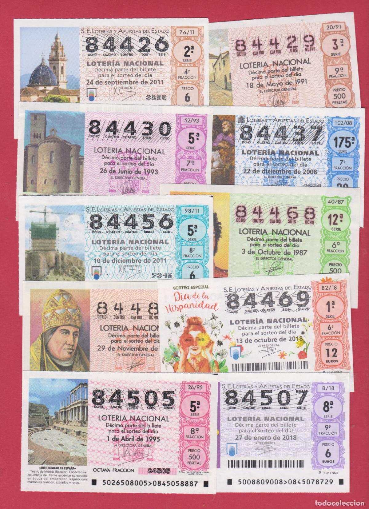 National Spanish Lottery: LOTERIA DIEZ DECIMOS NUMEROS ALTOS