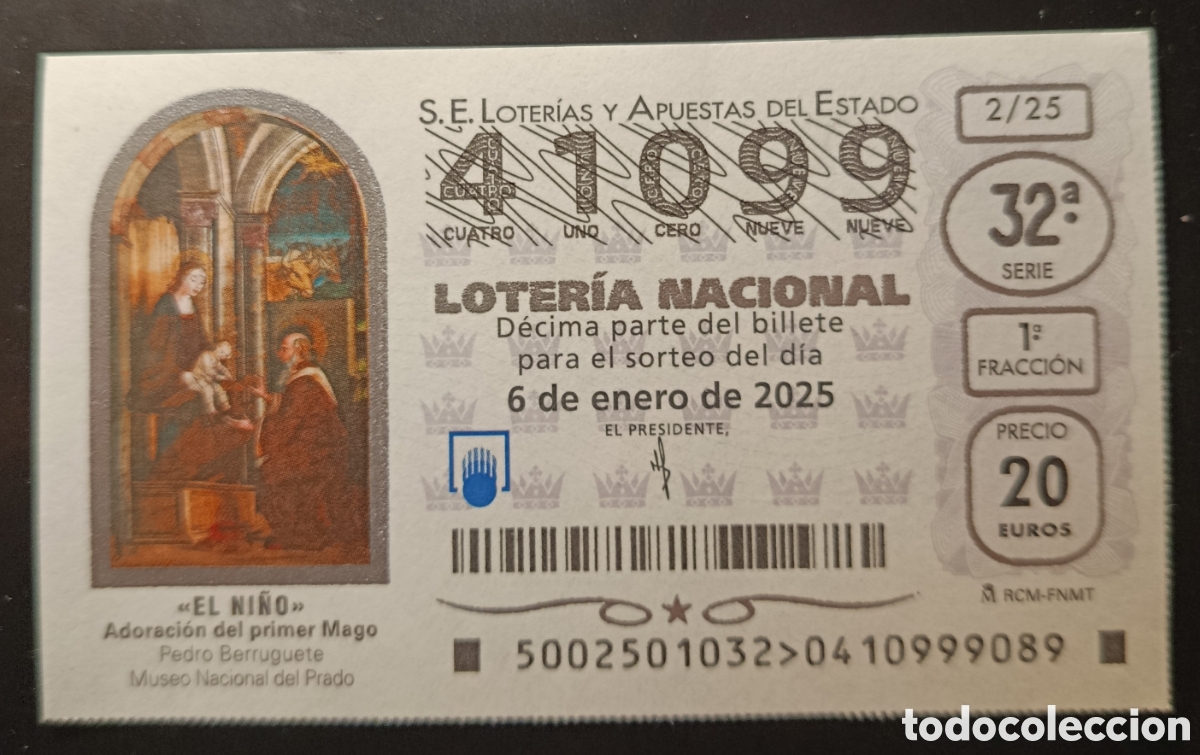Loter&iacute;a nacional: D&Eacute;CIMO (6/ENERO/2025) - Foto 2