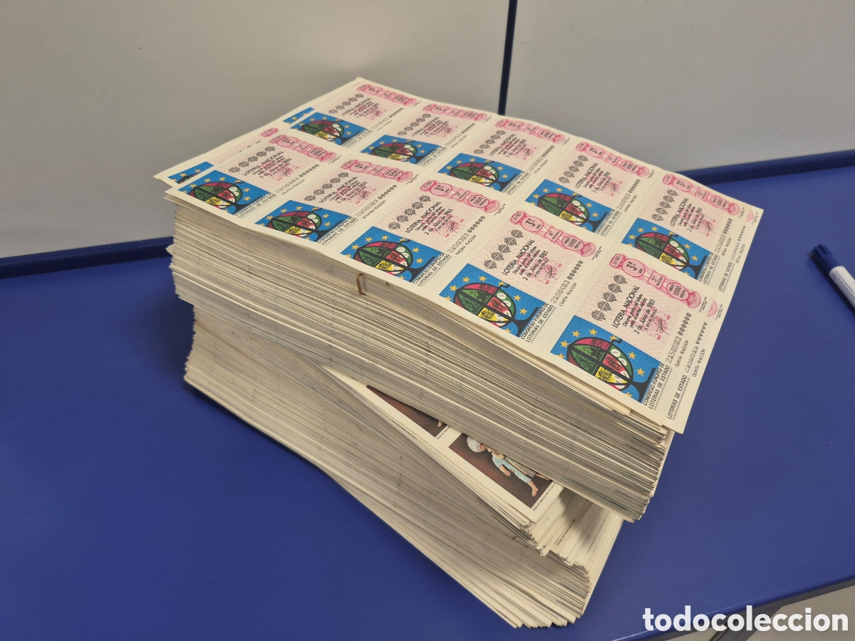 Loter&iacute;a Nacional: LOTERIA NACIONAL GRAN LOTE DE BILLETES A&Ntilde;O 1985