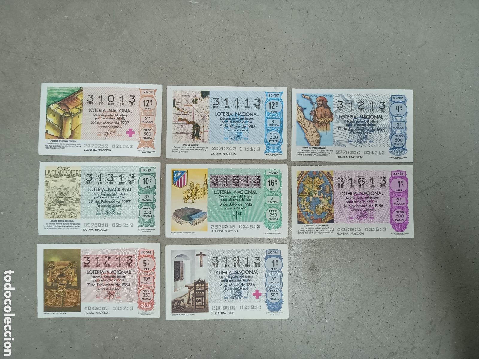 National Spanish Lottery: N&Uacute;MEROS CAPIC&Uacute;AS - 31013 A 31913 - PRECIO POR UNIDAD - ME QUEDAN LOS DE LA FOTOGRAF&Iacute;A