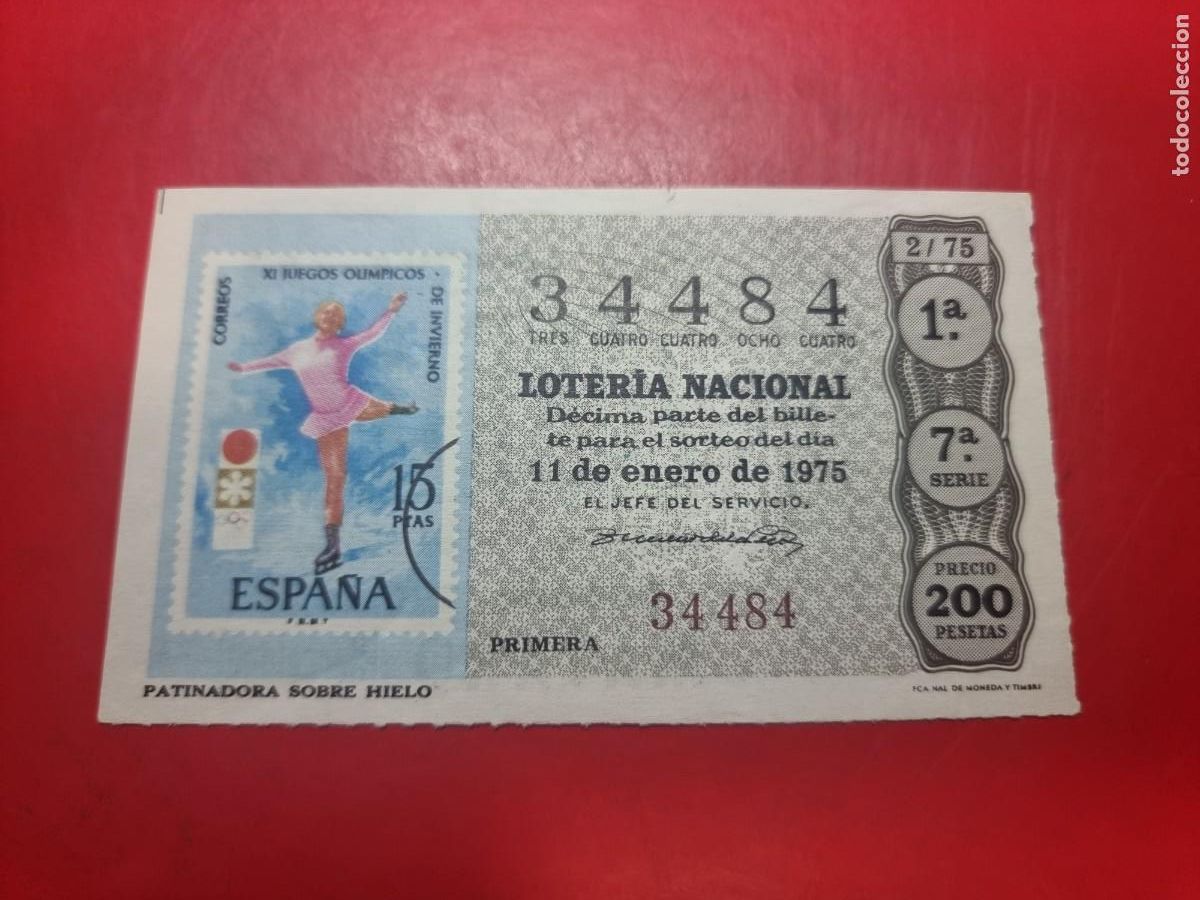 Loterie Nationale: DECIMO LOTERIA NACIONAL 2/75