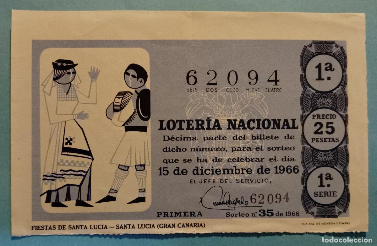 Loterie Nationale: Loteria Nacional 1966, sorteo 35