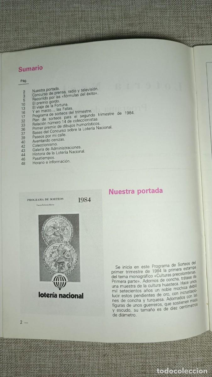 Loter&iacute;a nacional: Programa Sorteos Loter&iacute;a Nacional (1984) - Foto 3