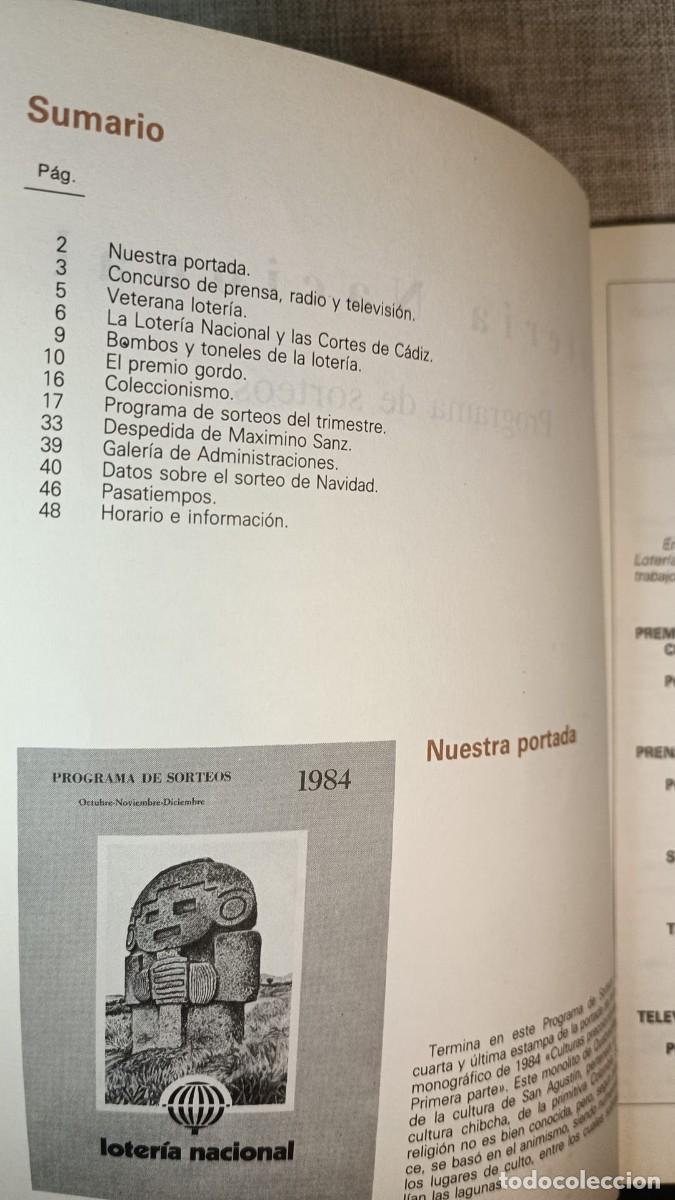 Loter&iacute;a nacional: Programa Sorteos Loter&iacute;a Nacional (1984) - Foto 3