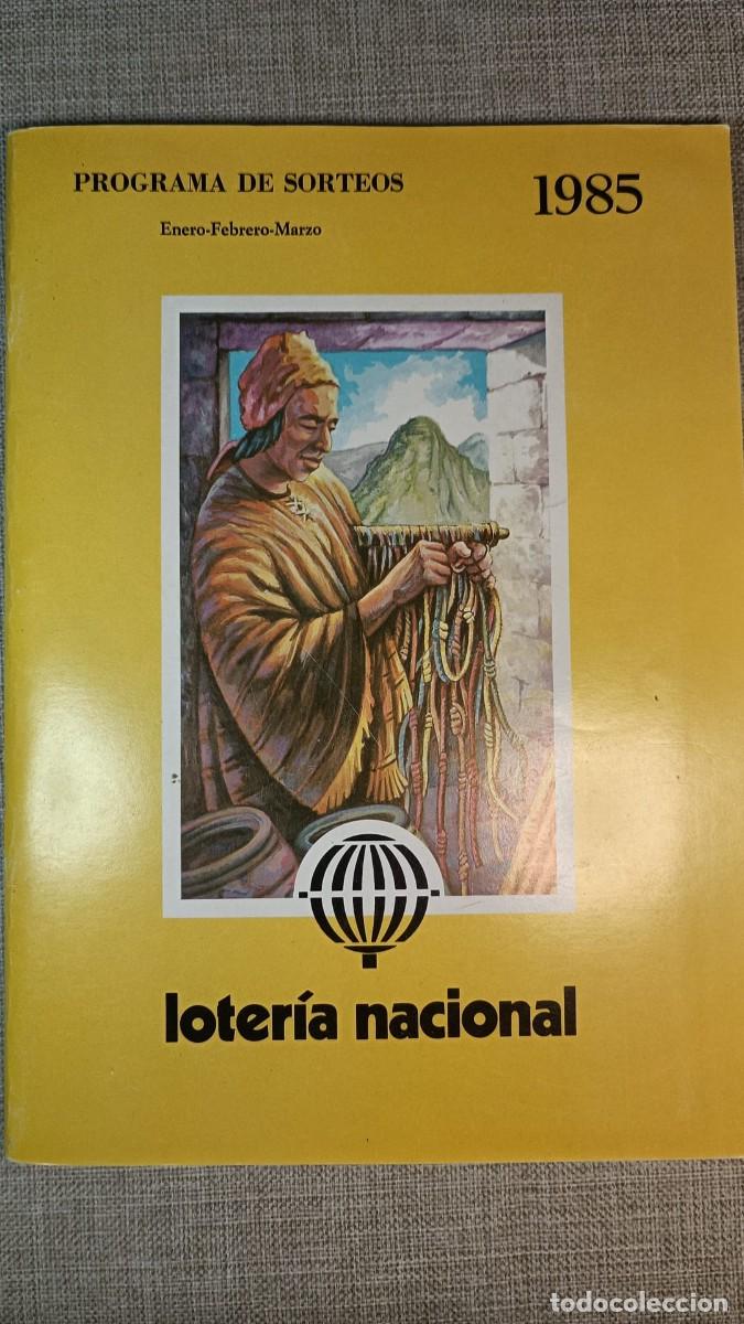 Loter&iacute;a nacional: Programa Sorteos Loter&iacute;a Nacional (1985) - Foto 1