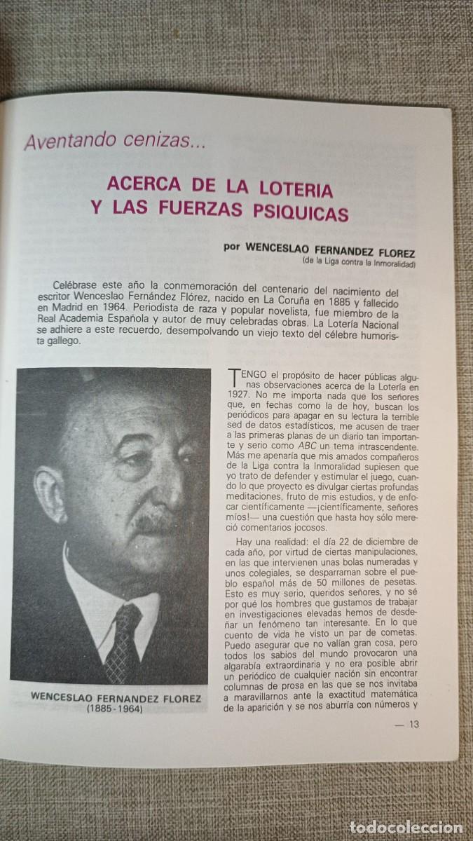 Loter&iacute;a nacional: Programa Sorteos Loter&iacute;a Nacional (1985) - Foto 6