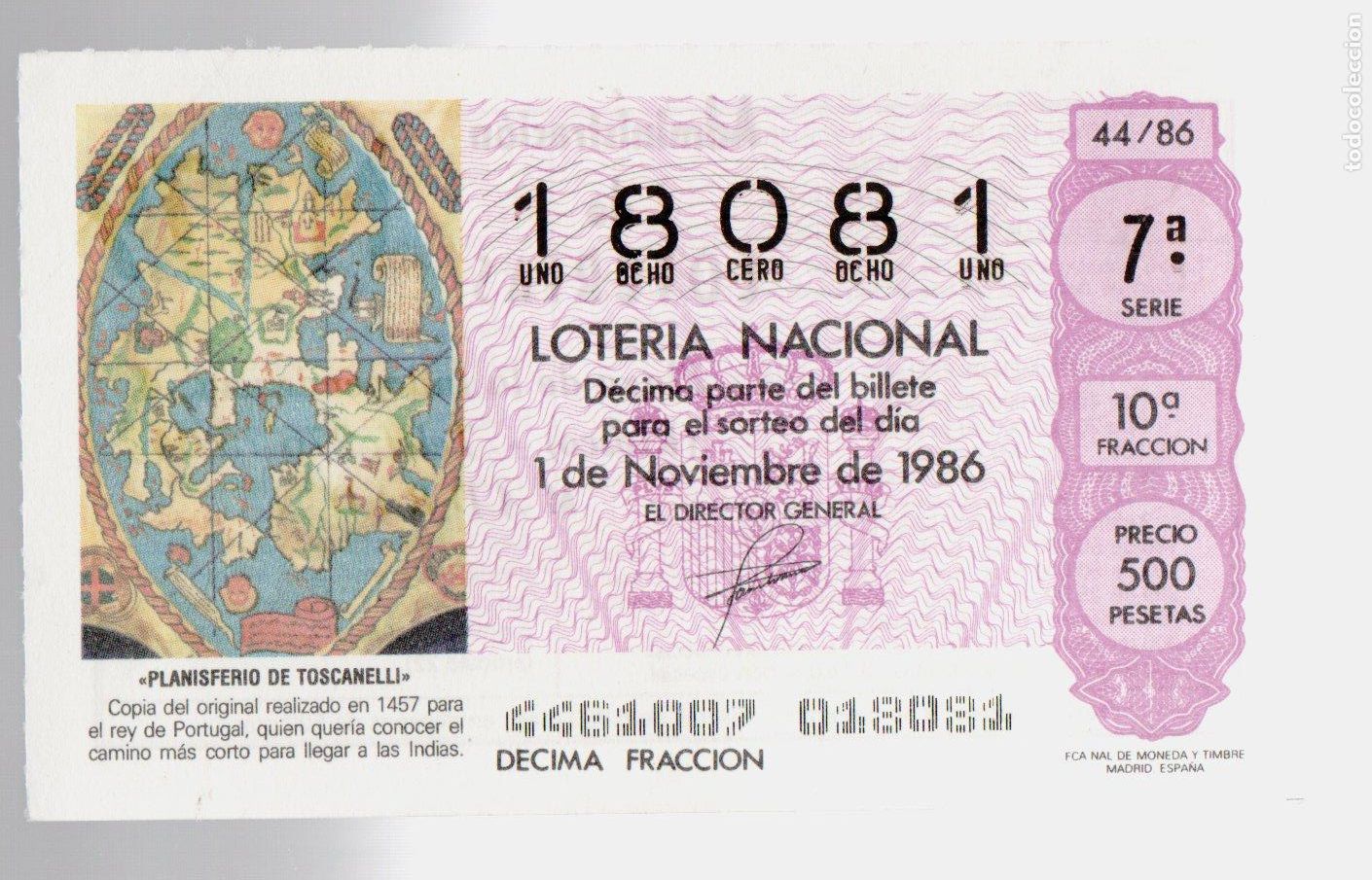 Loter&iacute;a Nacional: LOTER&Iacute;A NACIONAL - N&Uacute;MERO CAPIC&Uacute;A -