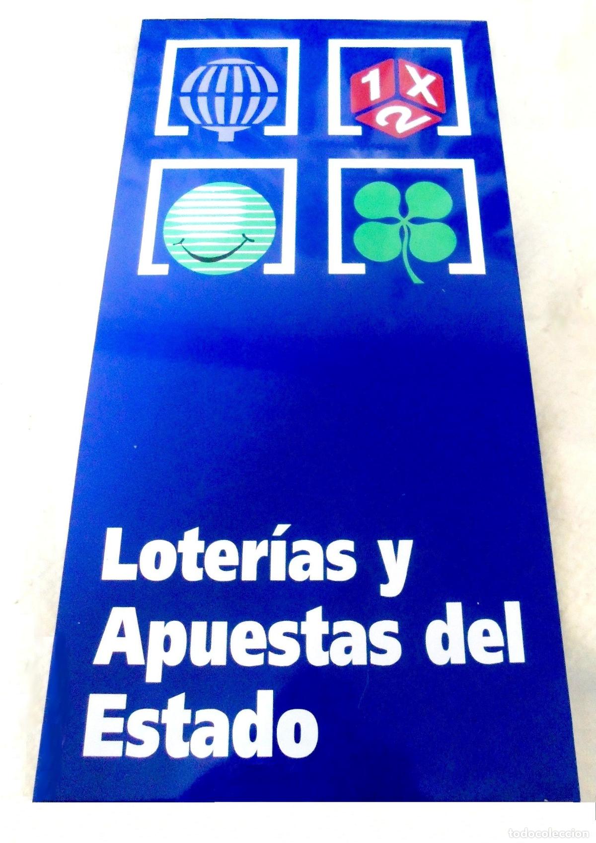 Loter&iacute;a Nacional: LETRERO DE LOTERIAS Y APUESTAS DEL ESTADO EXTERIOR FRANCINE