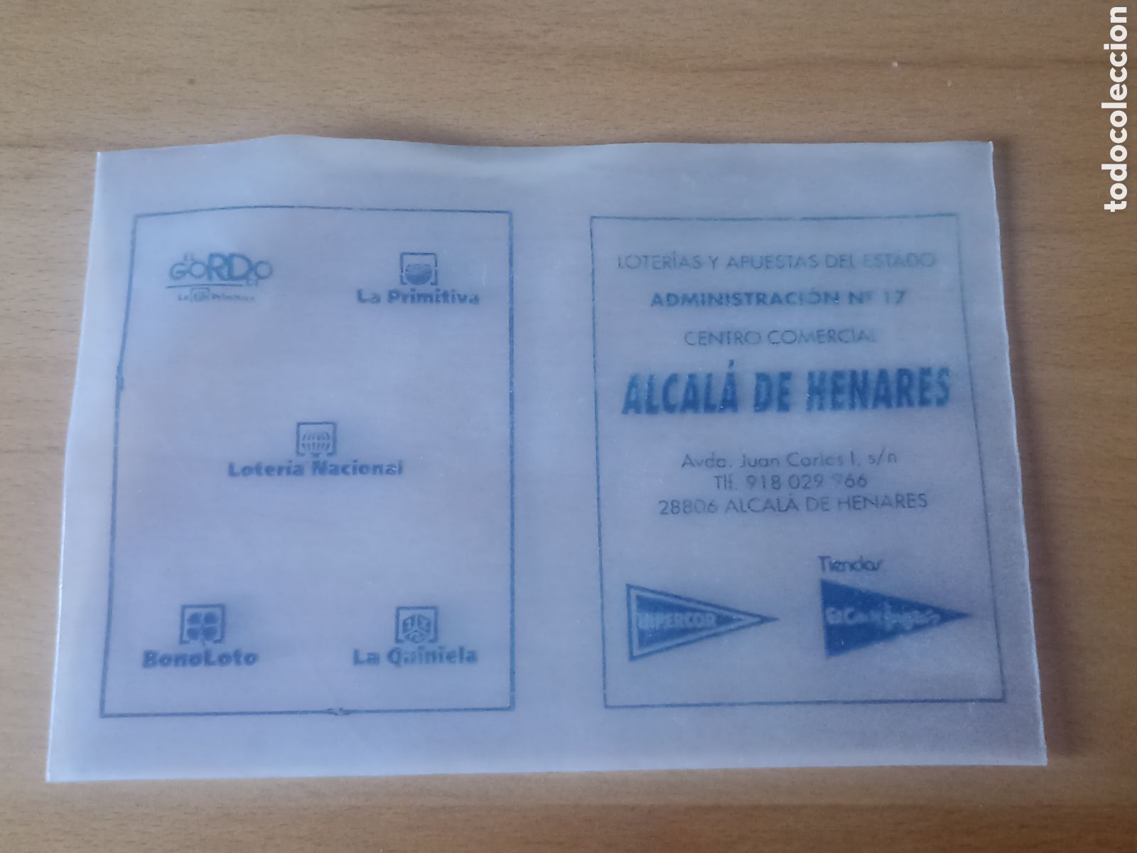 Loter&iacute;a Nacional: Funda Cartera para Loter&iacute;a - Administraci&oacute;n N&uacute;mero 17 Centro Comercial Alcal&aacute; de Henares Madrid