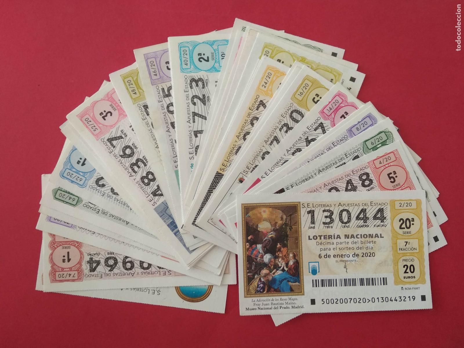 Loter&iacute;a Nacional: LOTERIA NACIONAL DE LOS SABADOS A&Ntilde;O 2020 COMPLETO