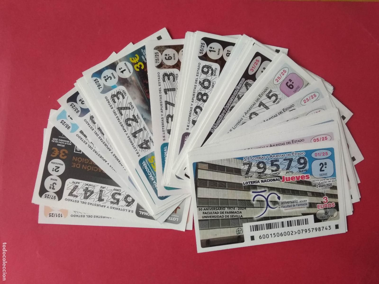 Loter&iacute;a Nacional: LOTER&Iacute;A NACIONAL DE LOS JUEVES A&Ntilde;O 2025 COMPLETO