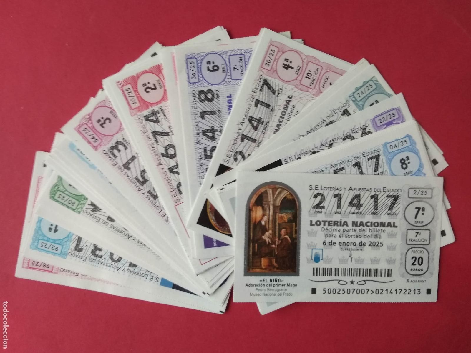 Loter&iacute;a Nacional: LOTER&Iacute;A NACIONAL DE LOS SABADOS A&Ntilde;O 2025 COMPLETO