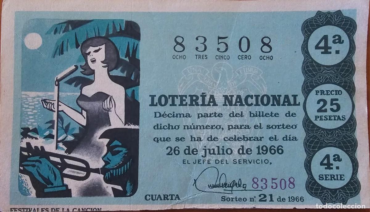 Loter&iacute;a Nacional: Loter&iacute;a Nacional 26 Julio 1966