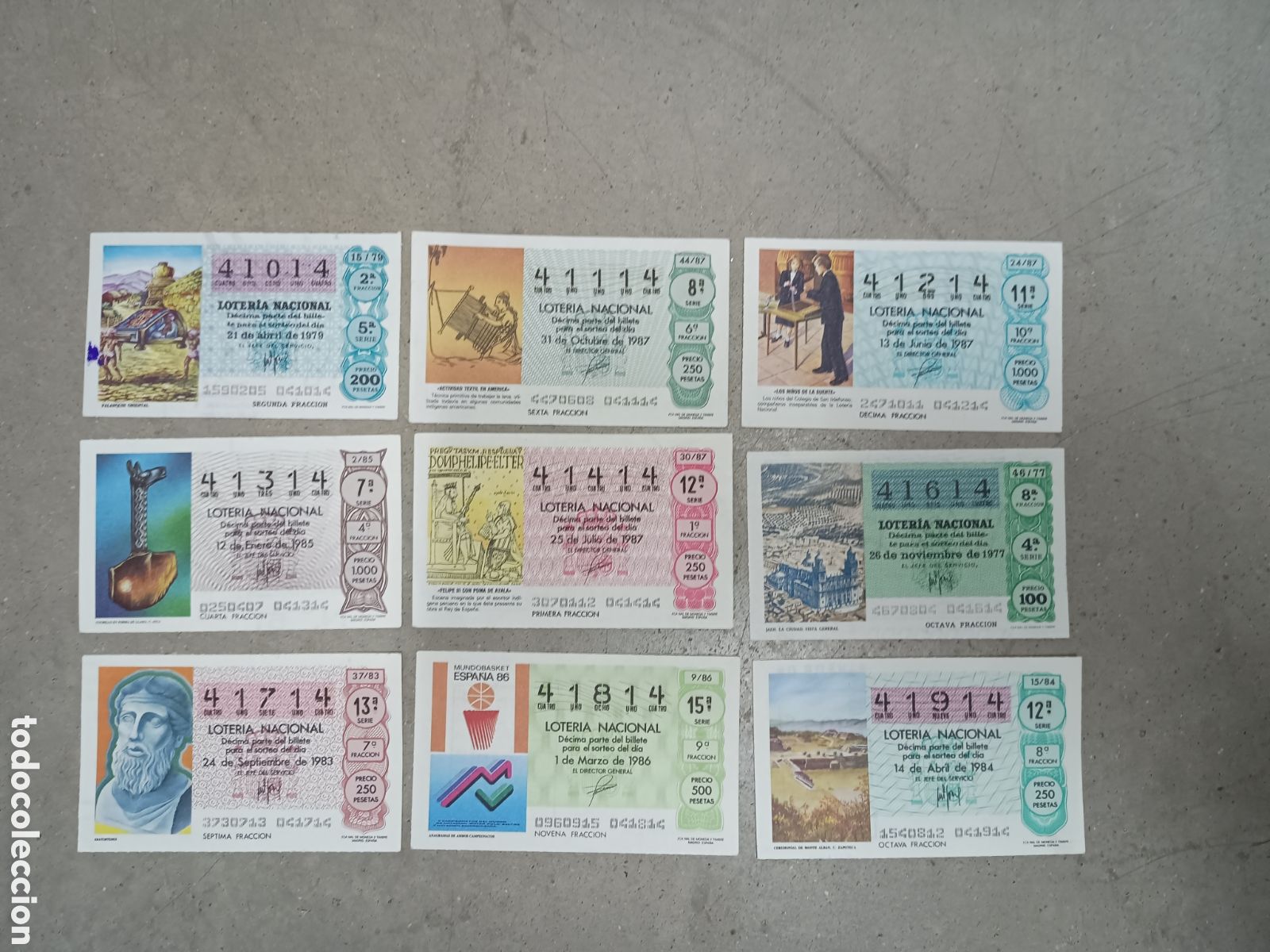 Loter&iacute;a Nacional: N&Uacute;MEROS CAPIC&Uacute;AS - 41014 A 41914 - PRECIO POR UNIDAD - ME QUEDAN LOS DE LA FOTOGRAF&Iacute;A