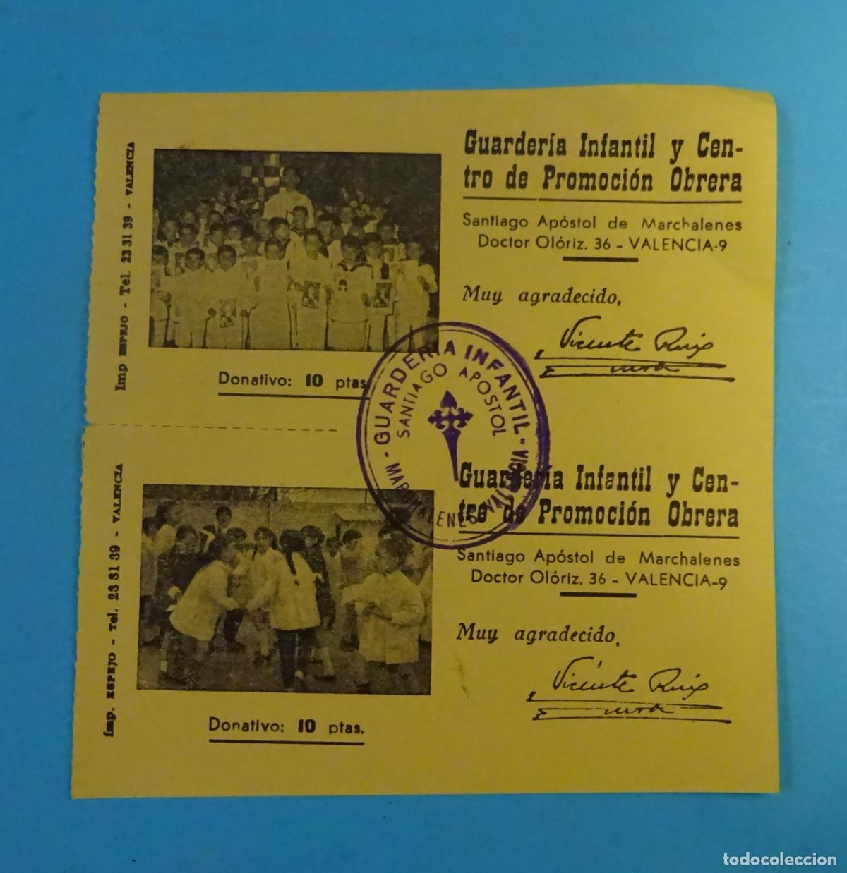 Loter&iacute;a Nacional: DOS PAPELETAS SORTEO GUARDER&Iacute;A Y CENTRO DE PROMOCI&Oacute;N OBRERA. MARCHALENES. DOCTOR OL&Oacute;RIZ