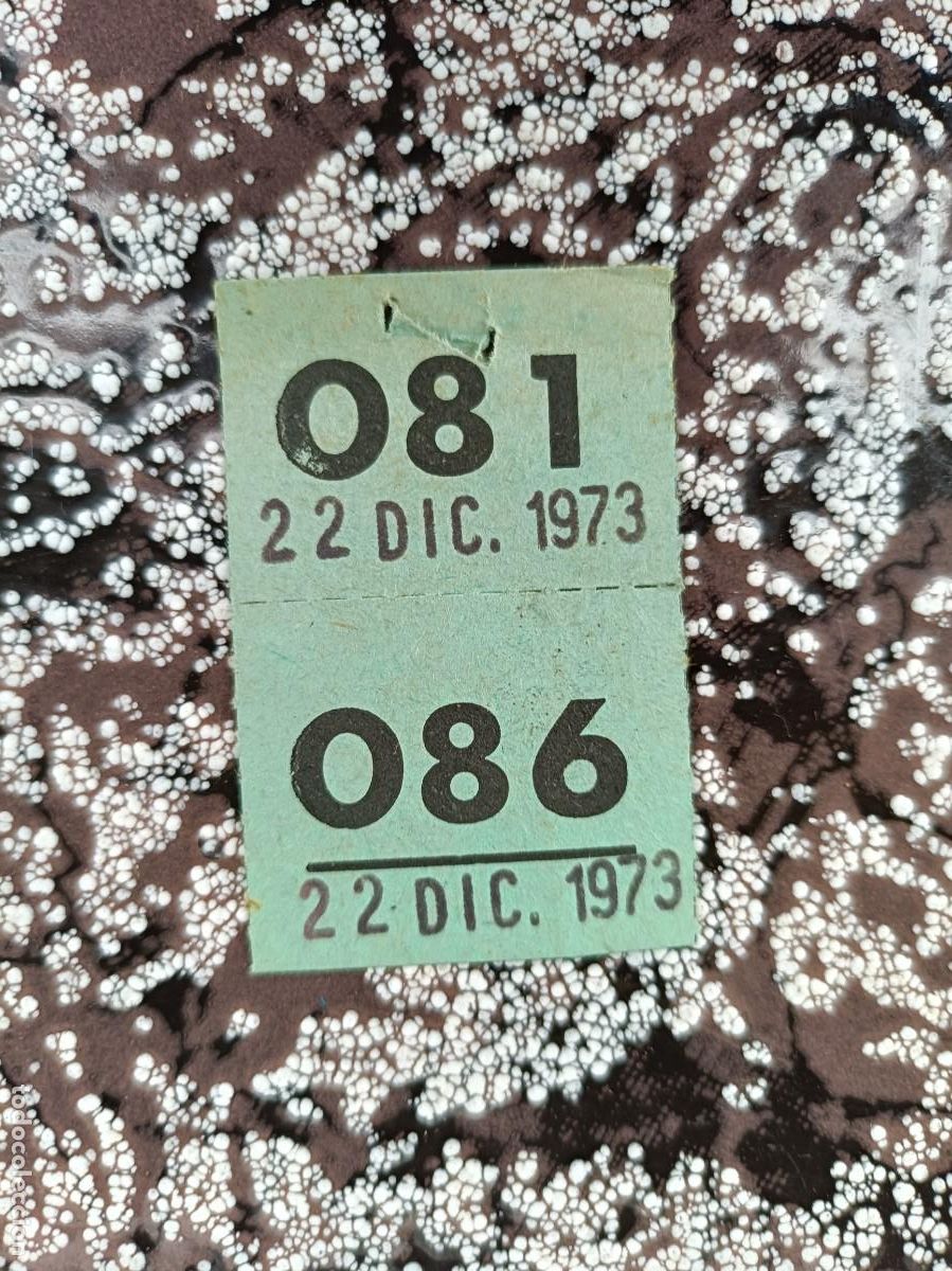 Loterie Nationale: CUPON LOTER&Iacute;A BARCELONA A&Ntilde;OS 70