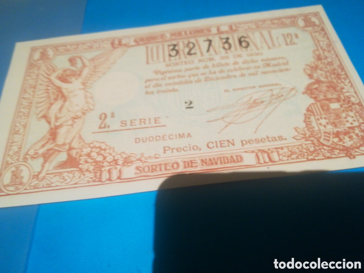 Loter&iacute;a Nacional: Loter&iacute;a de Navidad de 1930,