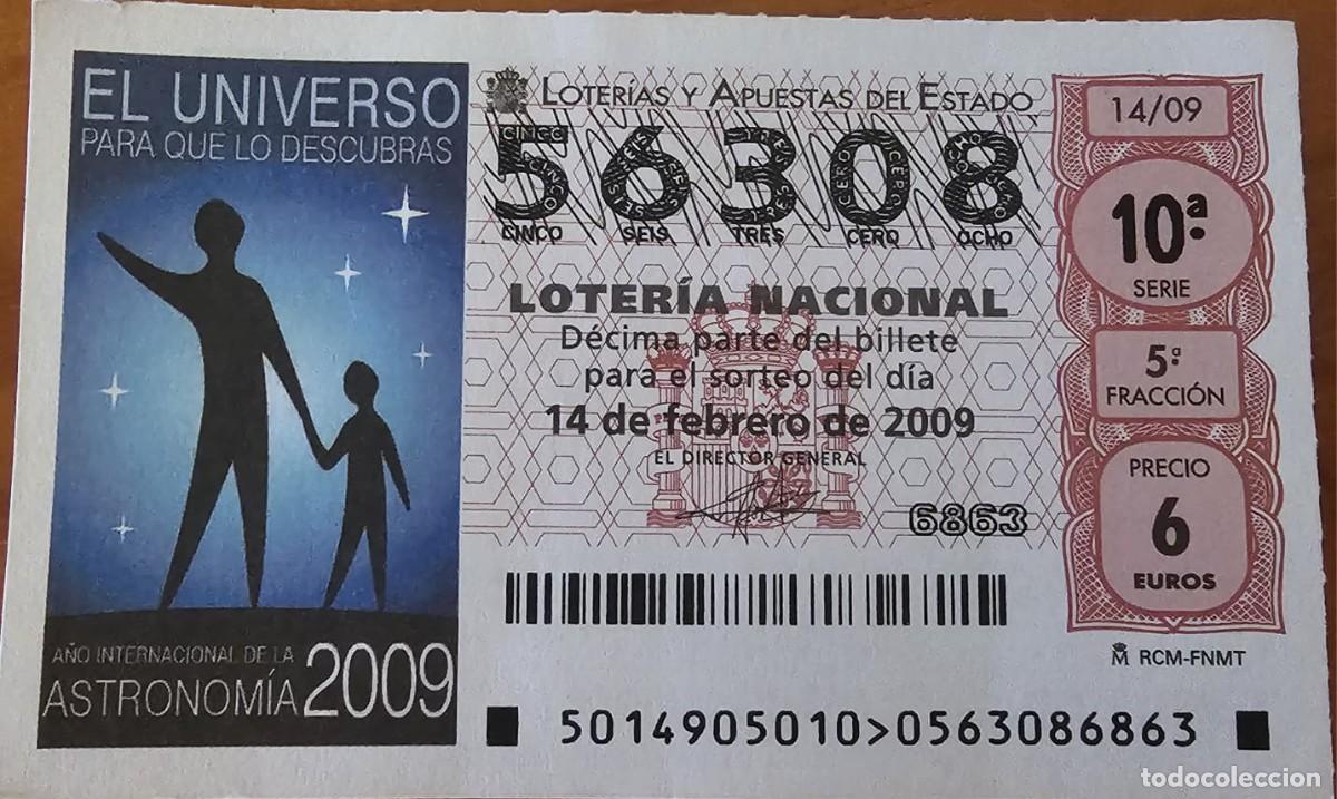 Loter&iacute;a Nacional: D&eacute;cimo Loter&iacute;a Nacional 14 Febrero 2009