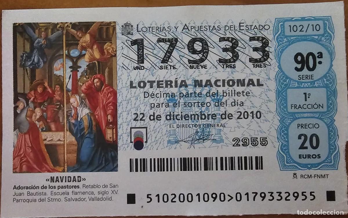 Loter&iacute;a Nacional: Loter&iacute;a Nacional 22 Diciembre 2010