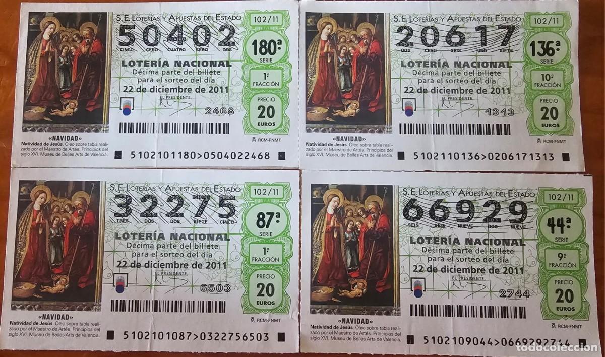 Loter&iacute;a Nacional: Loter&iacute;a Navidad 2011 - Pack de D&eacute;cimos