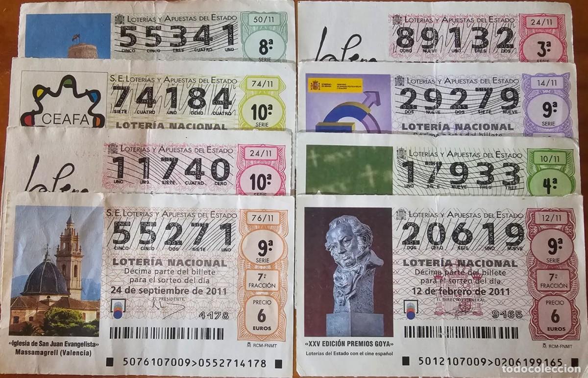 Loter&iacute;a Nacional: Loter&iacute;a Nacional 2011 - Pack 8 d&eacute;cimos