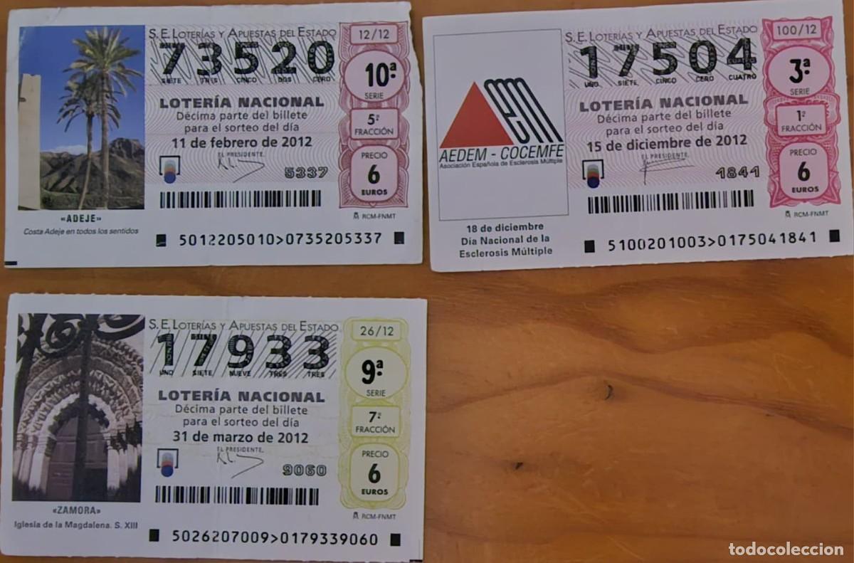 Loter&iacute;a Nacional: Loter&iacute;a Nacional 2012 - Lote Variado