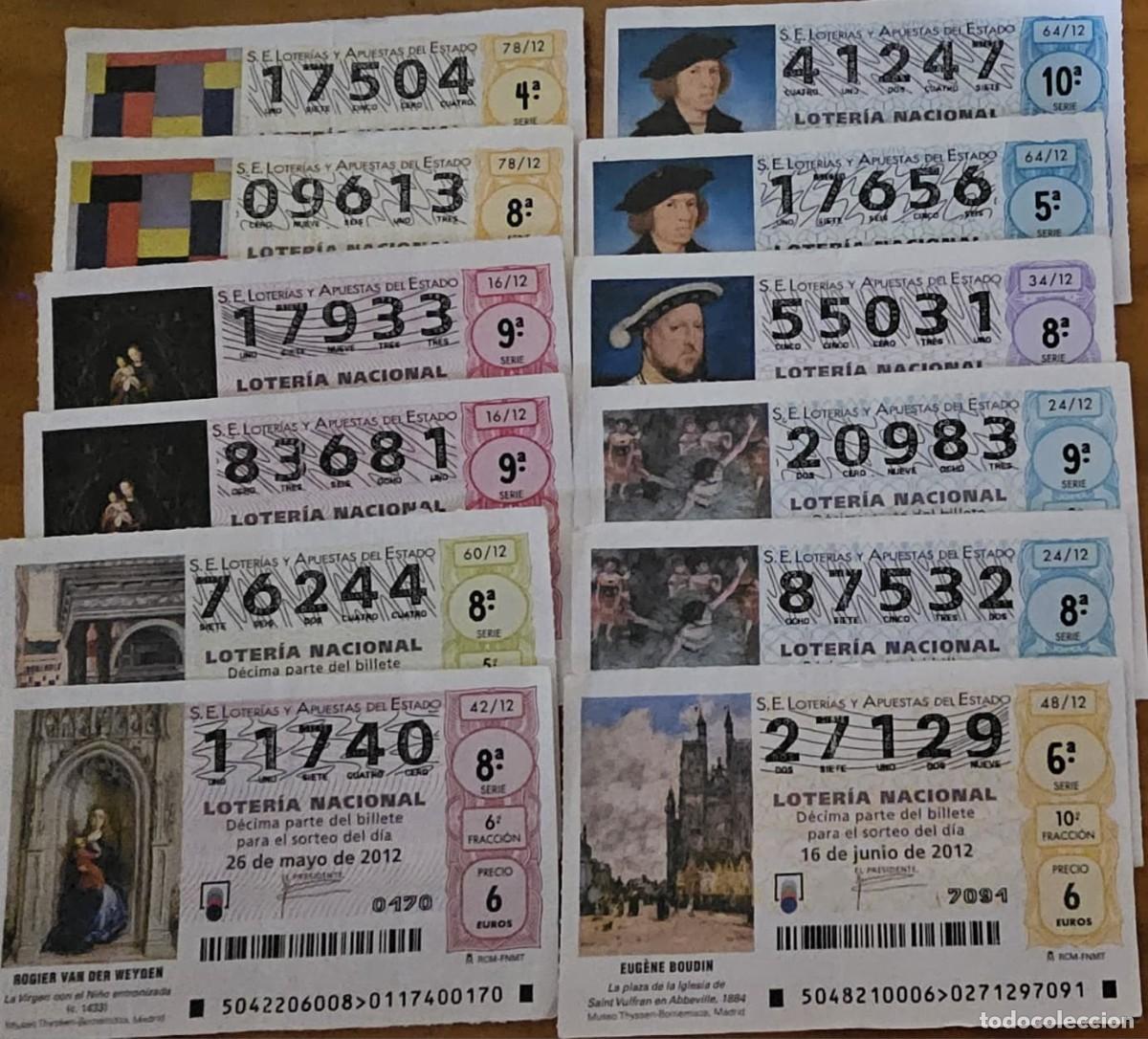 Loter&iacute;a Nacional: Loter&iacute;a Nacional Museo Thyssen (Lote)