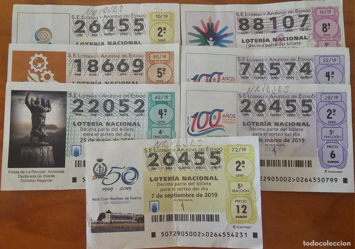 Loter&iacute;a Nacional: Loter&iacute;a Nacional 2019 - Varios N&uacute;meros