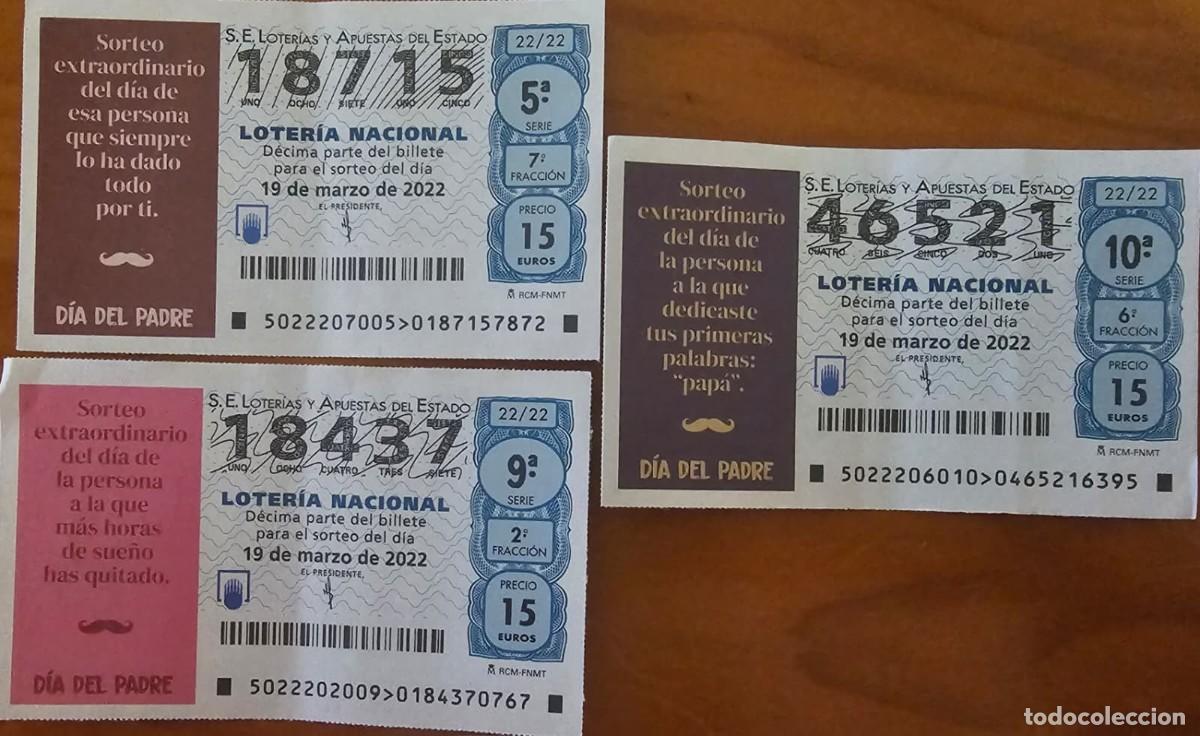 Loter&iacute;a Nacional: Loter&iacute;a Nacional D&iacute;a del Padre 2022