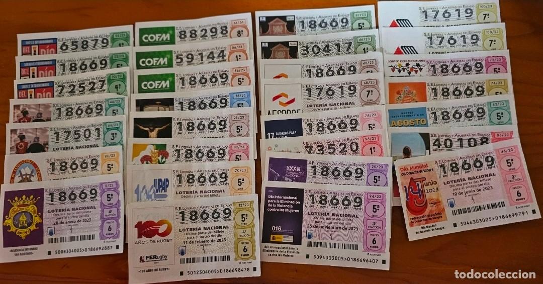 Loter&iacute;a Nacional: Loter&iacute;a Nacional 2023 - Lote de Billetes