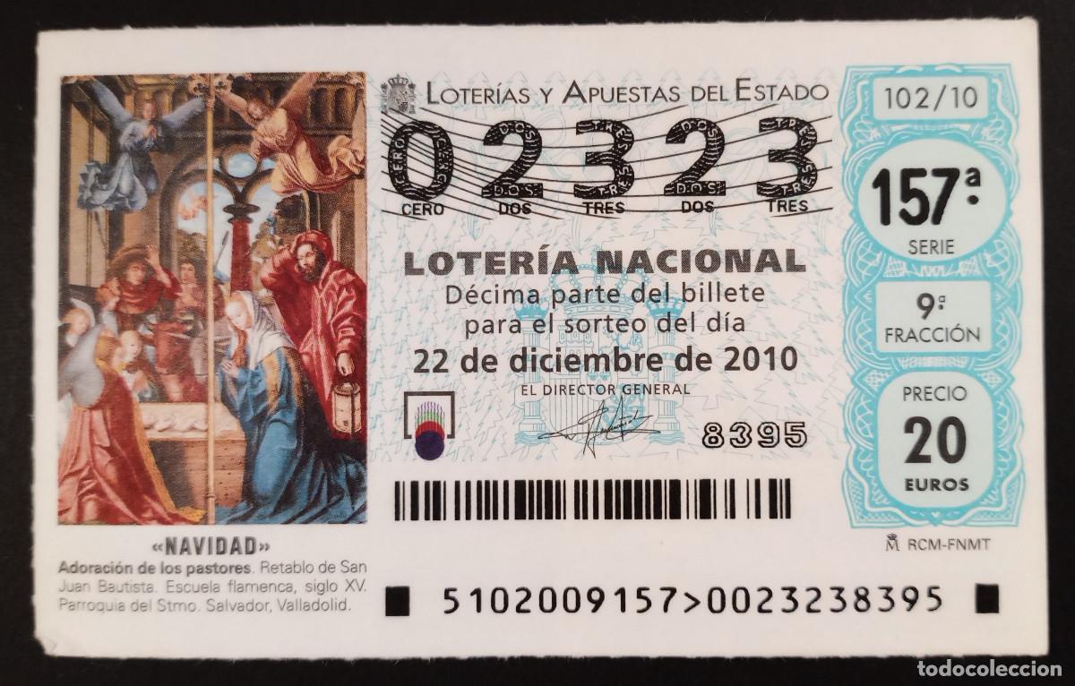 Loter&iacute;a Nacional: D&Eacute;CIMO DE LOTERIA - 22-DICIEMBRE-2010 - NAVIDAD, ADORACI&Oacute;N DE LOS PASTORES, ESCUELA FLAMENCA