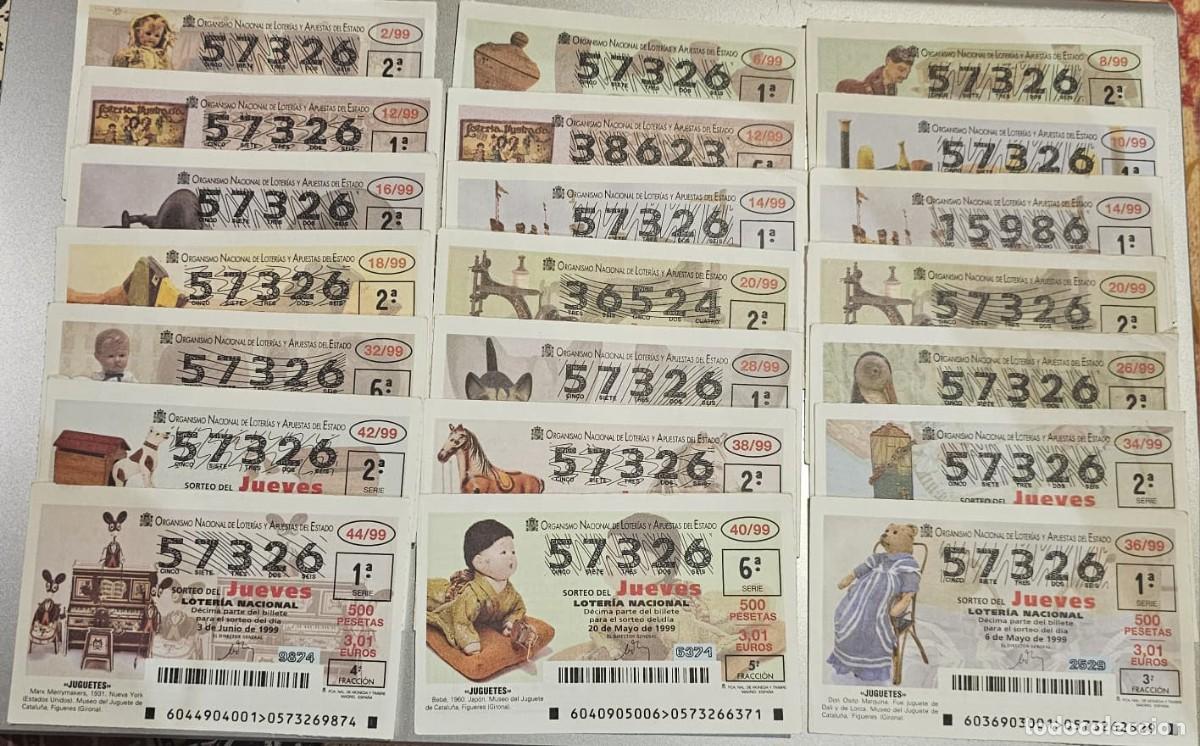 Loter&iacute;a Nacional: Lote Loter&iacute;a Jueves 1999