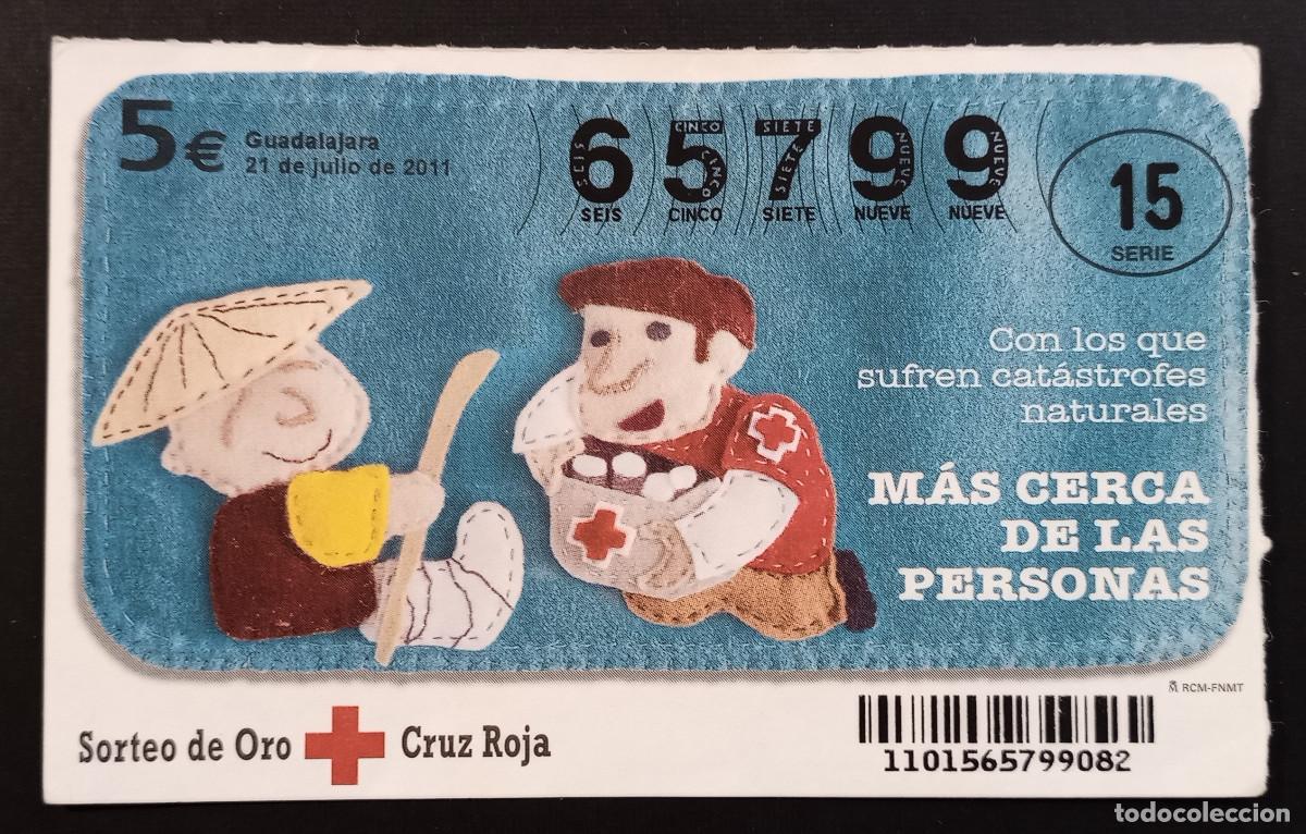 Loter&iacute;a Nacional: D&Eacute;CIMO DE LOTERIA - 21-JULIO-2011 - SORTEO DE ORO CRUZ ROJA