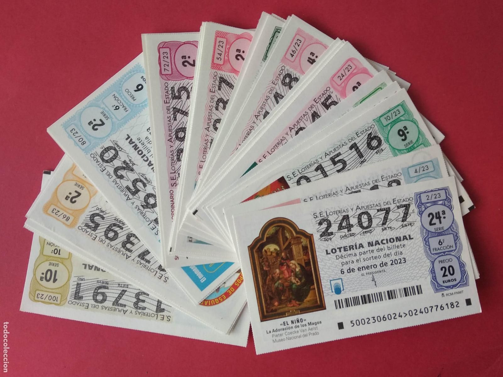 Loter&iacute;a Nacional: LOTERIA NACIONAL DE LOS SABADOS A&Ntilde;O 2023 COMPLETO