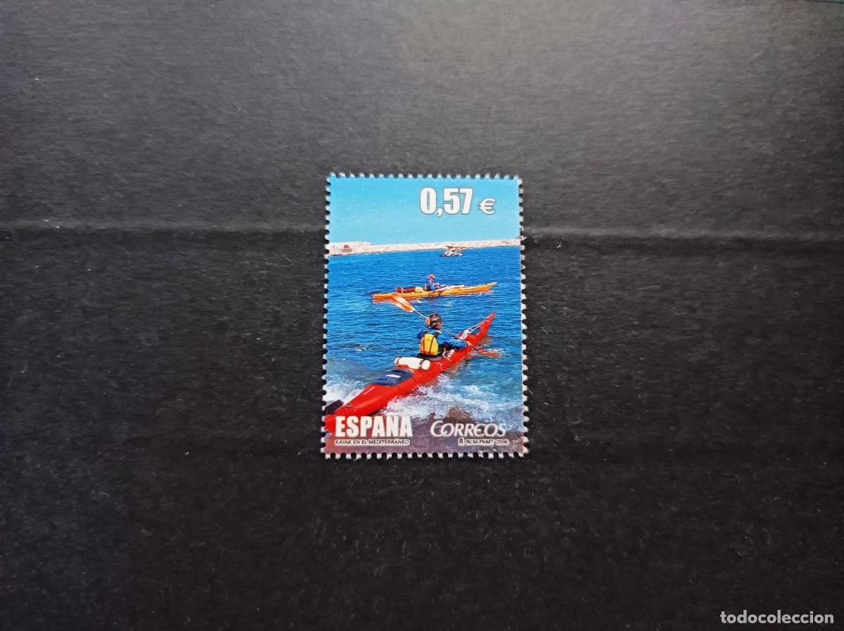Loter&iacute;a Nacional: Nuevo. Deportes. Al Filo de lo Imposible. Kayak en el Mediterraneo. 22 marzo 2006. Edifil 4224D