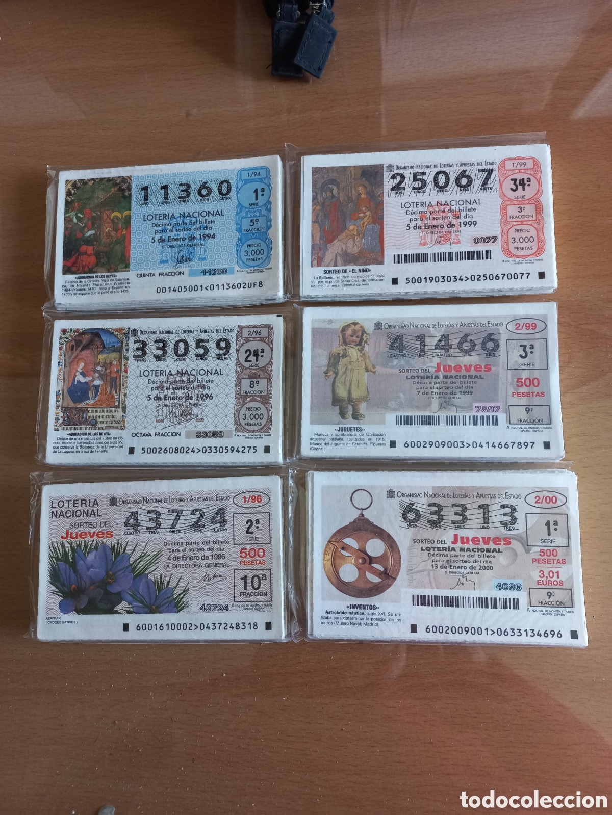 Loter&iacute;a Nacional: LOTERIA NACIONAL 94-96-96-99-99-00 JUEVES Y SABADOS.