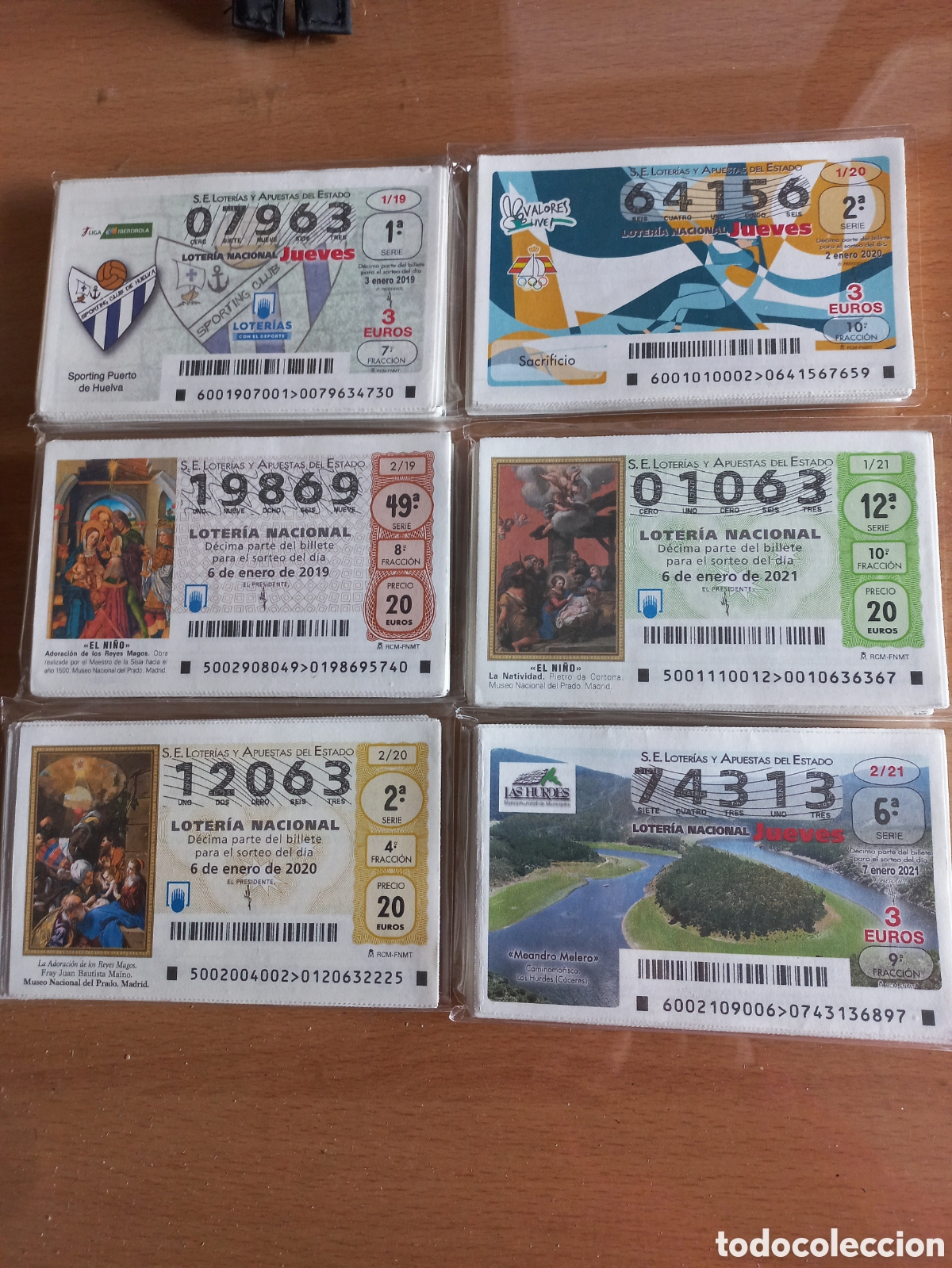 Loter&iacute;a Nacional: LOTERIA NACIONAL JUEVES Y SABADOS 19-19-20-20-21-21 COMPLETOS.