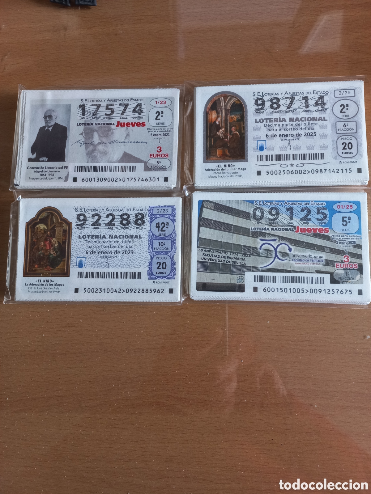Loter&iacute;a Nacional: LOTER&Iacute;A NACIONAL JUEVES Y SABADOS 23-23-25-25 COMPLETOS.