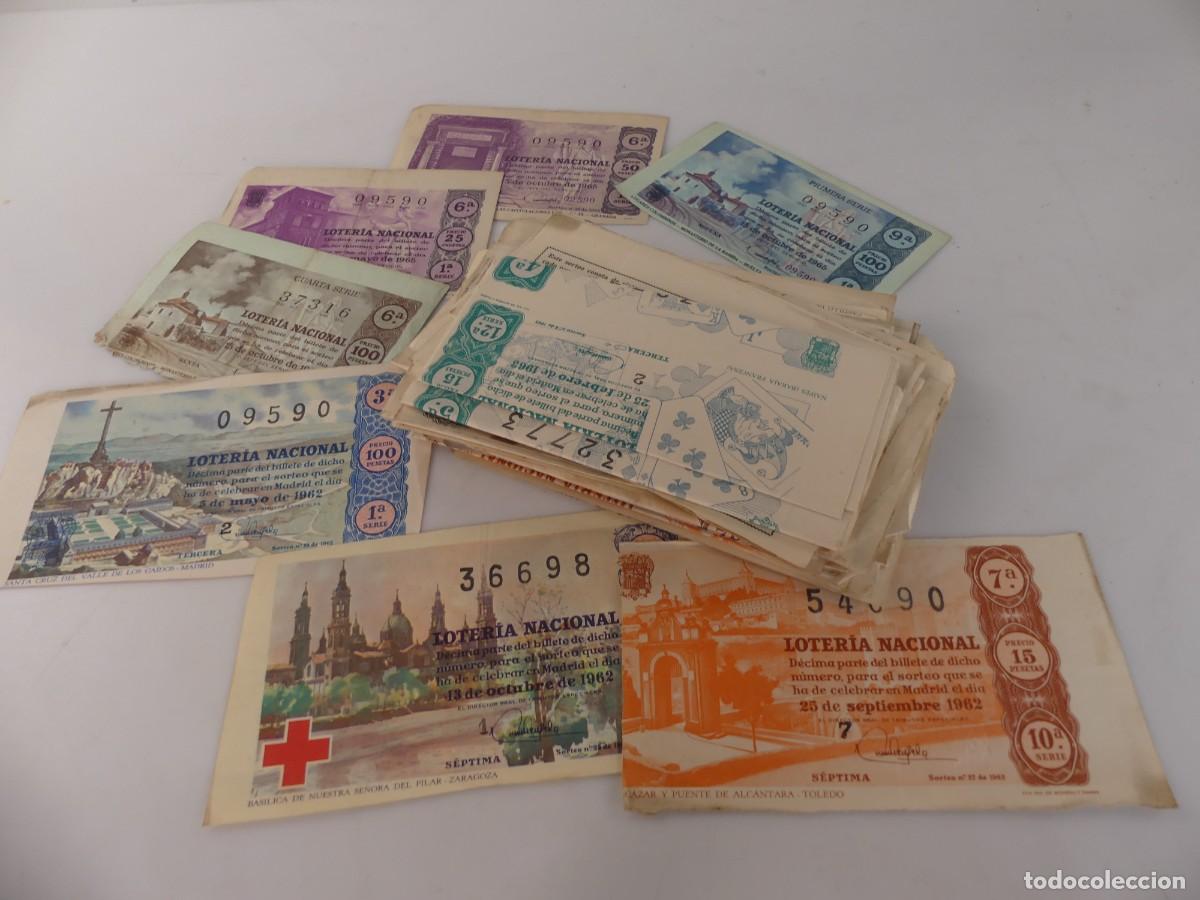 Lotteria Nationale Spagnola: COLECCION LOTE DE DECIMOS DE LA LOTERIA NACIONAL
