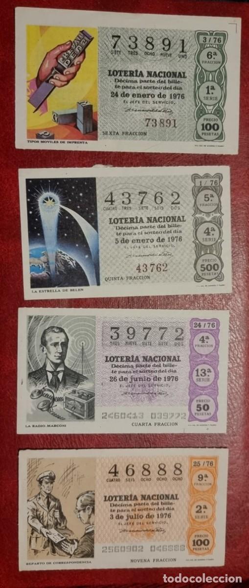 Loter&iacute;a Nacional: LOTERIA NACIONAL ESPA&Ntilde;A 1976 - 4 DECIMOS