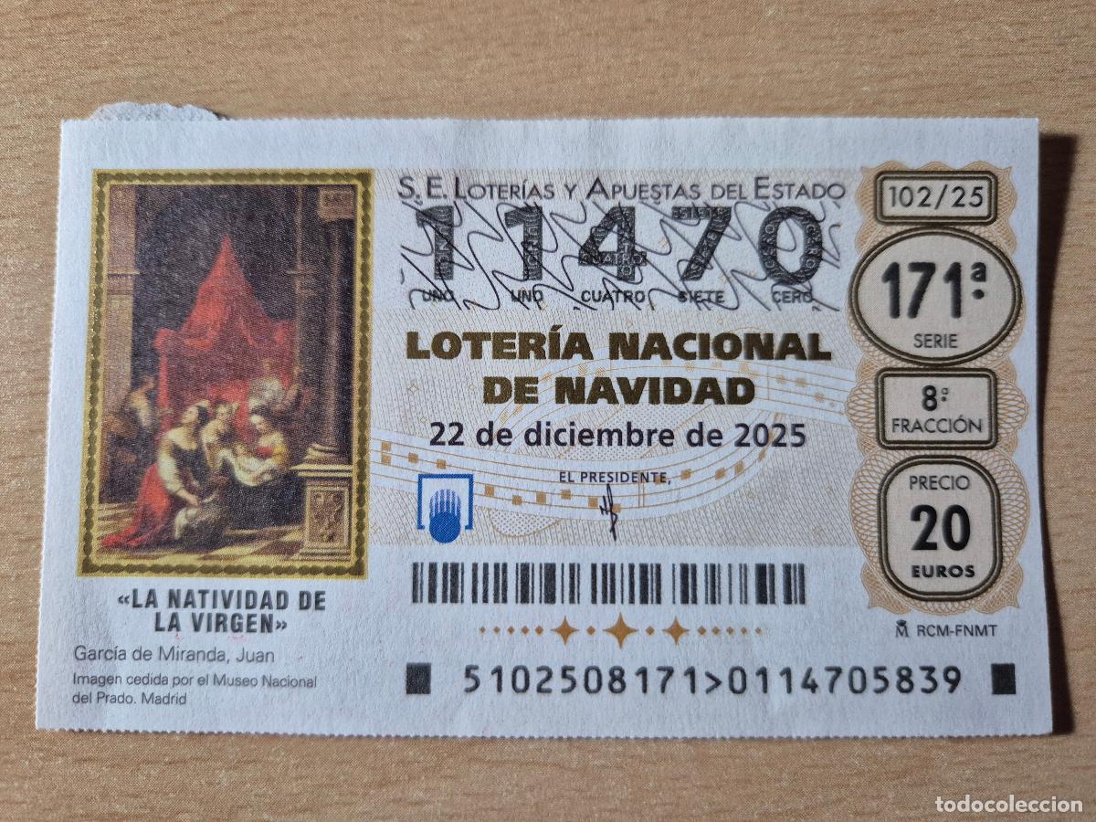 Loterie Nationale: LOTERIA NACIONAL - 22-12-2025 - 11470 - SORTEO EXTRAORDINARIO DE NAVIDAD