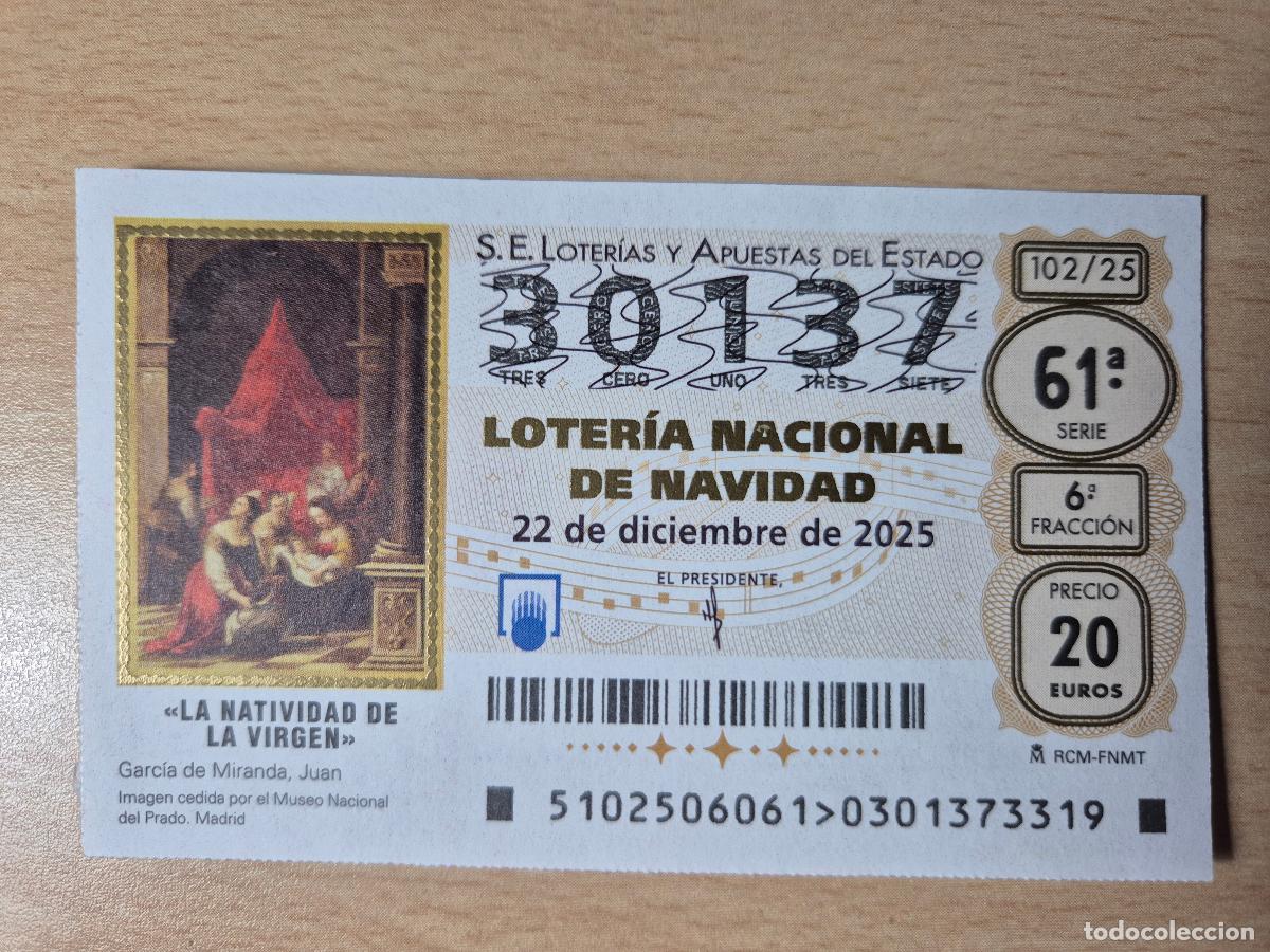 Loter&iacute;a Nacional: LOTERIA NACIONAL - 22-12-2025 - 30137 - SORTEO EXTRAORDINARIO DE NAVIDAD
