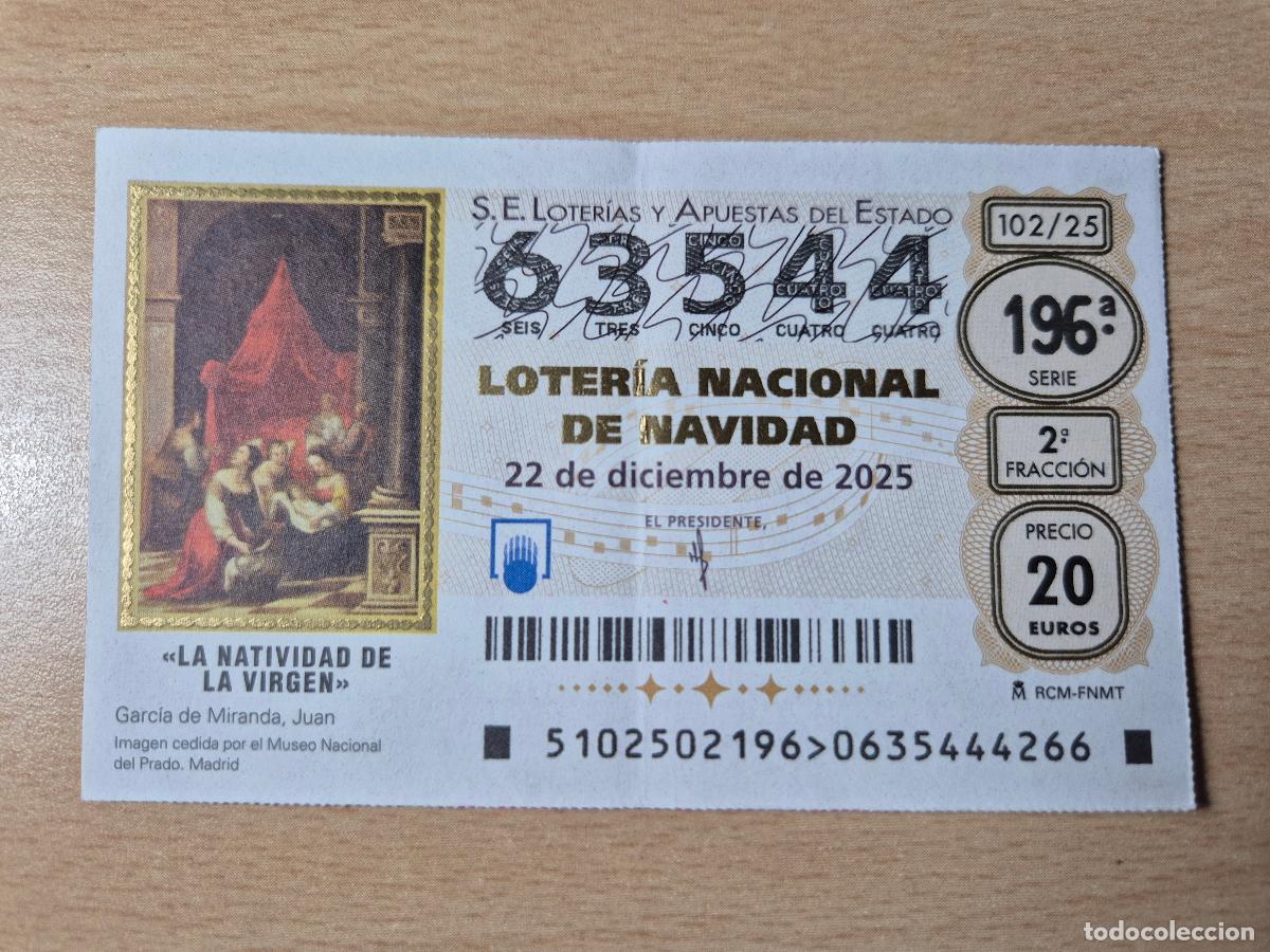 Loter&iacute;a Nacional: LOTERIA NACIONAL - 22-12-2025 - 63544 - SORTEO EXTRAORDINARIO DE NAVIDAD
