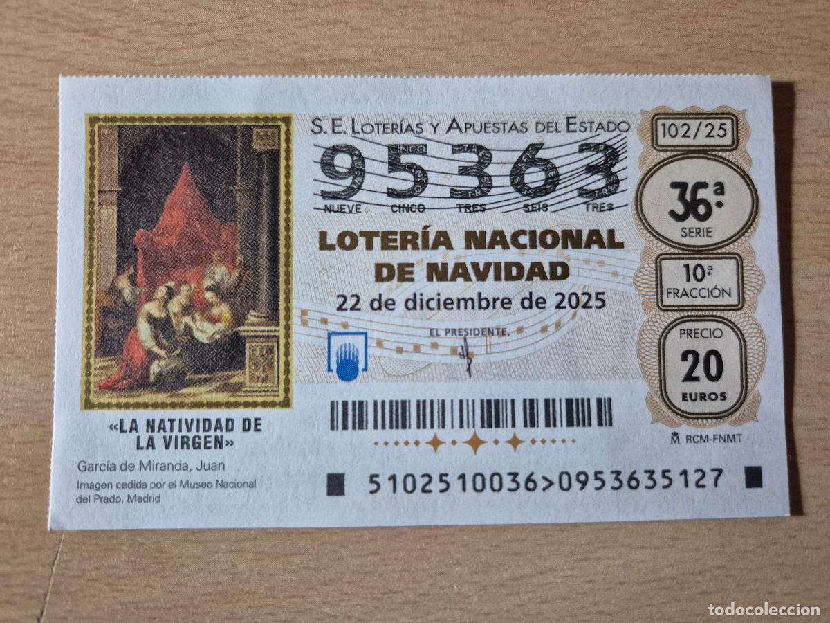 Loter&iacute;a Nacional: LOTERIA NACIONAL - 22-12-2025 - 95636 - SORTEO EXTRAORDINARIO DE NAVIDAD